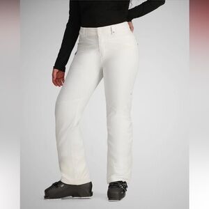 Obermeyer Women’s Malta Insulated Ski Pant White Size 10 Short